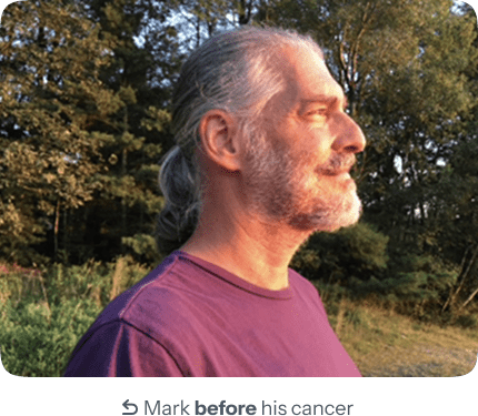 Mark before his cancer