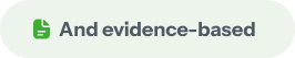 And evidence-based